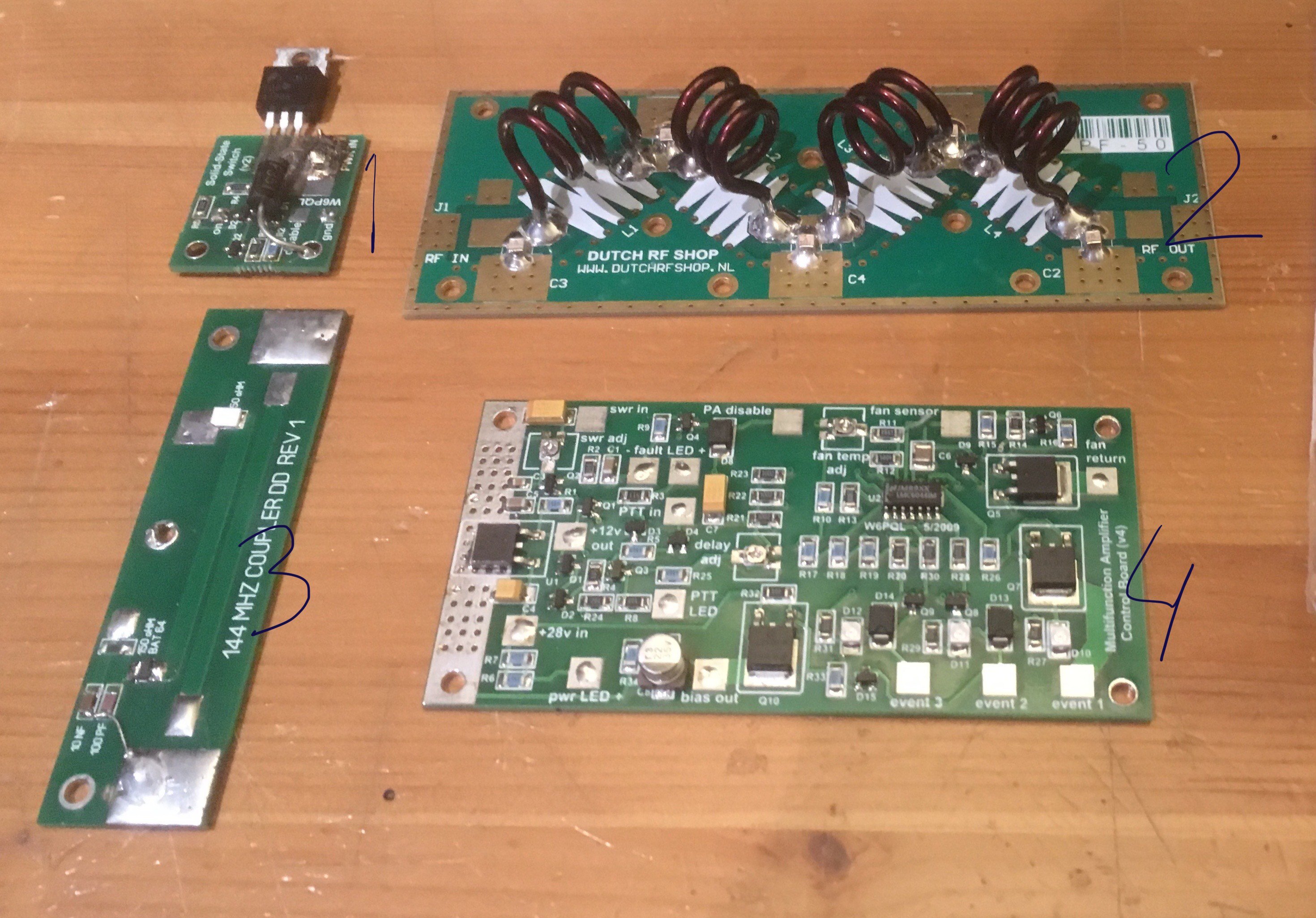 Alles compleet voor de BLF248 144Mhz PA