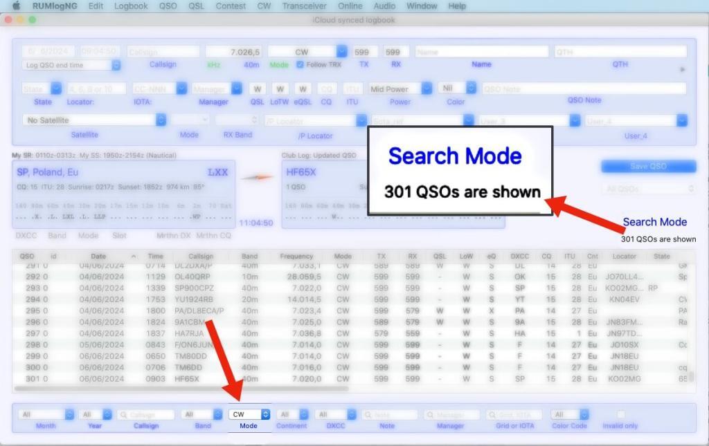 RUMlogNG-CW-QSOs