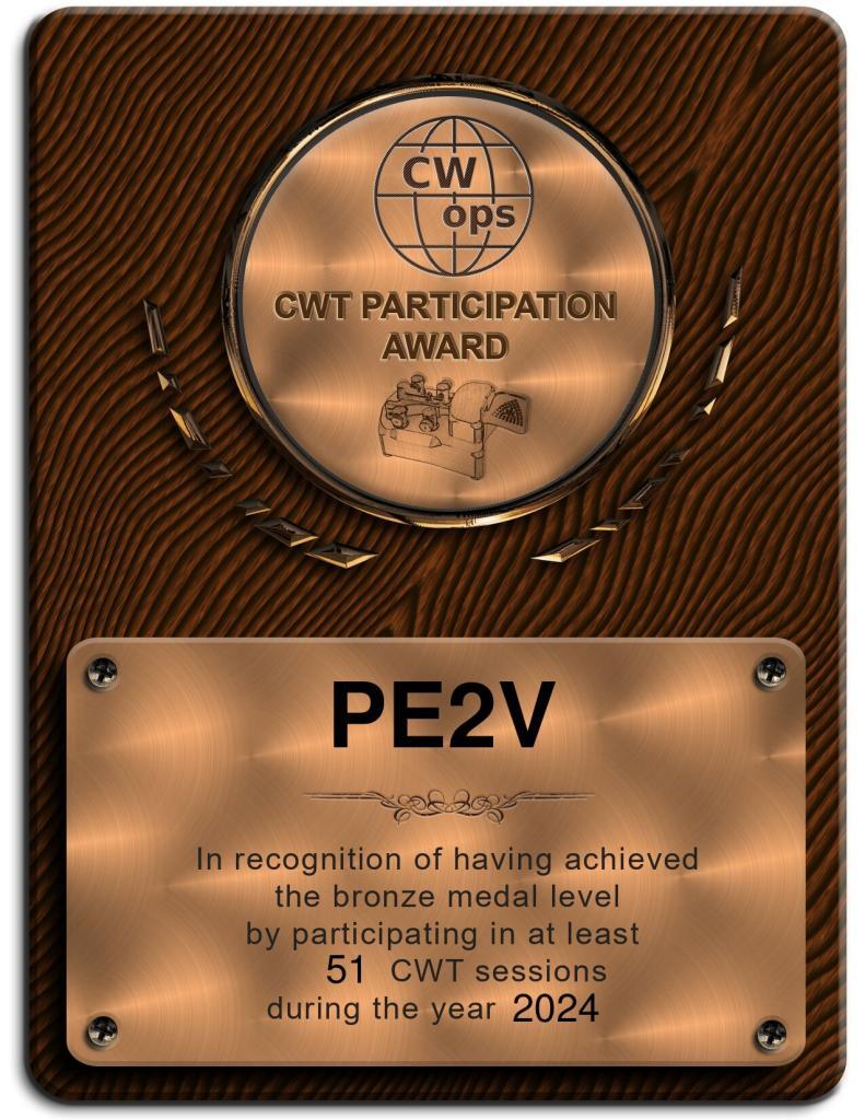 CWops CWT Brons PE2V 2024