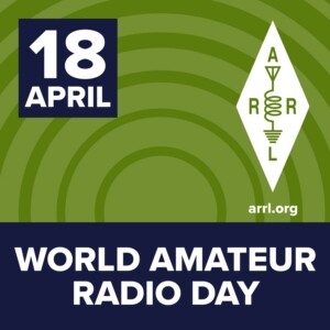 Wereld Amateur Radio Dag op 18 april 2025