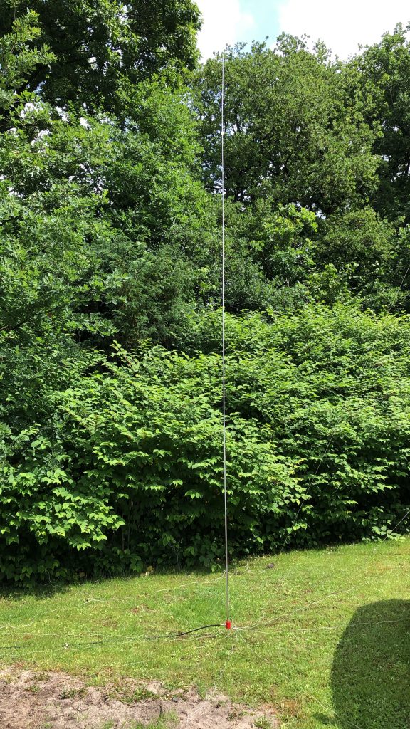5,6 Meter QRP HF Antenne 14 tot 30 MHz, 20, 17, 15, 12 en 10 meter