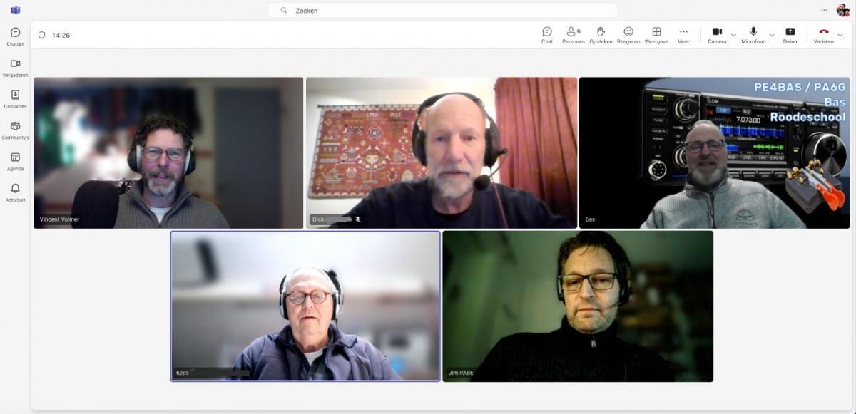 PE2V PA1DI PE4BAS PA3KL PA8E CWops CWA