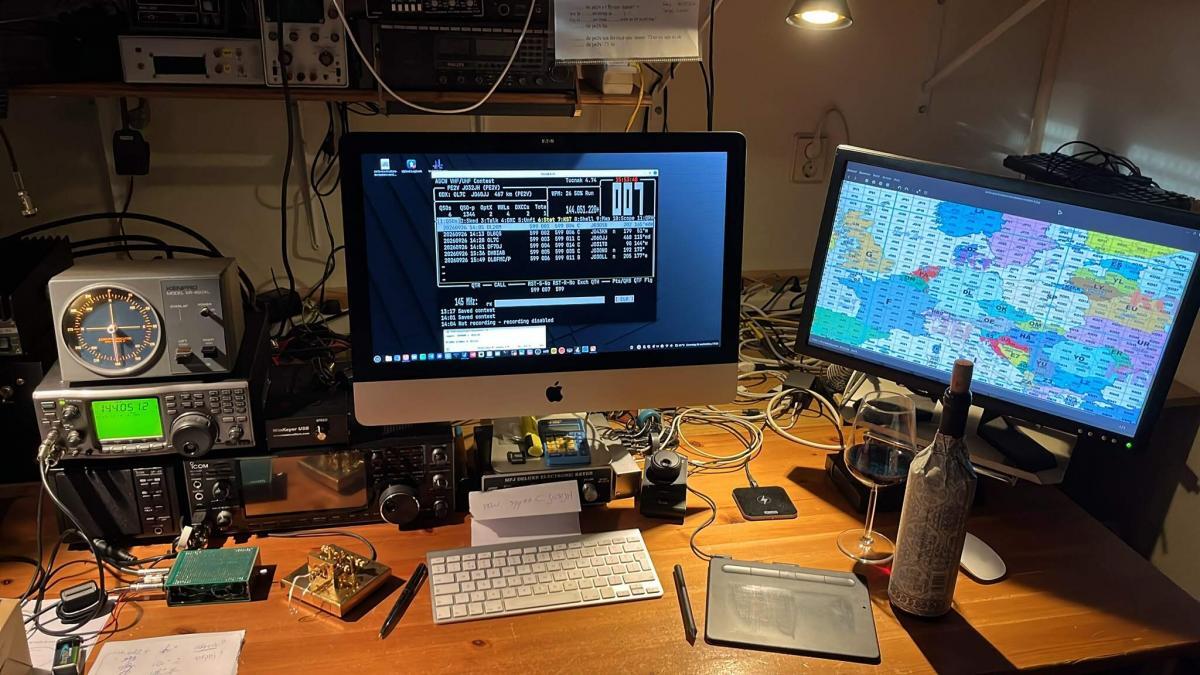 Tucnak, IC-910H en wijn :)