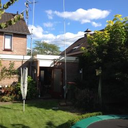 2 meter en 70 cm verticale antenne testen. IMG_9532