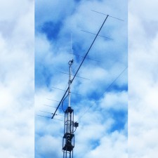 Nieuwe antennemast met 2M9SSB - EA27J - HyEndFed